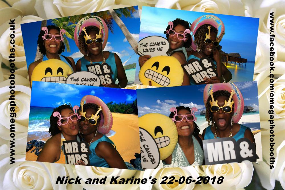 Nick & Karine's Wedding | View more photos from the event at gallery.omegaphotobooths.co.uk/u/Omega-Photobooths/Nick-Karines-Wedding